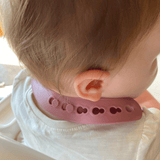 Silicone Feeding Bibs - Dusky Pink & Deep Rose 2 Pack