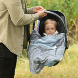 Midnight Stars - Attachable Baby Blanket