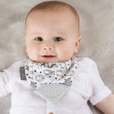 Leopard & Panda Neckerchew - Teething Dribble Bib 2 Pack