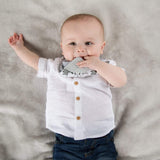 Leopard & Panda Neckerchew - Teething Dribble Bib 2 Pack