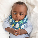 Dino & Stripes Neckerbibs - Dribble Bib 2 Pack