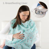 Silver Stars 6 in 1 MultiMuslin - Breastfeeding Cover