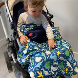 Baby DIno - Attachable Baby Blanket