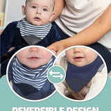 Preppy Stripes Neckerchew - Teething Dribble Bib