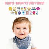 Dino & Stars Neckerchew - Teething Dribble Bib 4 Pack
