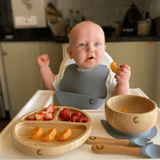 Bamboo Weaning Set - Inky Blue