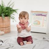 Rainbow & Leopard Neckerbibs - Dribble Bib 2 Pack