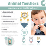 Bertie the Lion Teether - Textured Baby Teether