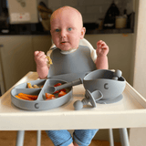 Silicone Weaning Set - Inky Blue