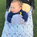 On the Go Luxury Travel Blanket Gift Set  - Panda Pals