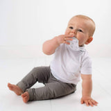 Silver Stars Muslin Neckerchew - Teething Dribble Bib