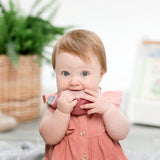 Rainbow Rose Neckerchew - Teething Dribble Bib