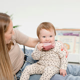 Rainbow Rose Neckerchew - Teething Dribble Bib
