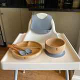 Bamboo Weaning Set - Inky Blue