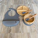 Bamboo Weaning Set - Inky Blue