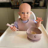 Silicone Weaning Set - Dusky Pink