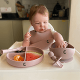 Silicone Weaning Set - Dusky Pink