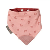 Rainbow Rose Neckerchew - Teething Dribble Bib