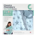Silver Stars 6 in 1 MultiMuslin - Breastfeeding Cover