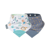 Midnight & Cheeky Neckerchew - Teething Dribble Bib 2 Pack