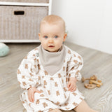 Biscuit and Sage Neutral Neckerchew - Teething Dribble Bib 2 Pack