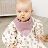 Dusky Pink Neckerchew - Teething Dribble Bib  New Neutral range