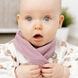 Dusky Pink Neckerchew - Teething Dribble Bib  New Neutral range