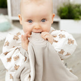 Biscuit Neutral Comfortchew - Baby Comforter With Teether