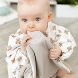 Biscuit Neutral Comfortchew - Baby Comforter With Teether
