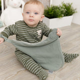 Sage Neutral Comfortchew - Baby Comforter With Teether