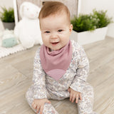 Dusky Pink Neckerchew - Teething Dribble Bib  New Neutral range