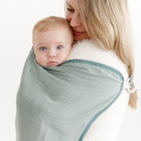 Newborn Organic Muslin Gift Set - Sage