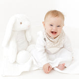 Floral Stone  Neckerchew - Teething Dribble Bib