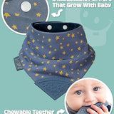 Midnight Stars Neckerchew - Teething Dribble Bib