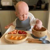 Bamboo Weaning Set - Inky Blue