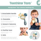 Darcy the Elephant Handychew - Sensory Baby Teething Toy