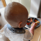 Silicone Feeding Bibs - Inky Blue 2 Pack