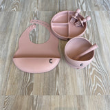 Silicone Weaning Set - Dusky Pink