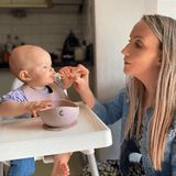 Silicone Weaning Set - Dusky Pink
