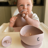 Silicone Weaning Set - Dusky Pink