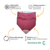 Scandi pink Neckerchew Large 2 pack
