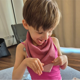 Scandi pink Neckerchew Medium 2 pack