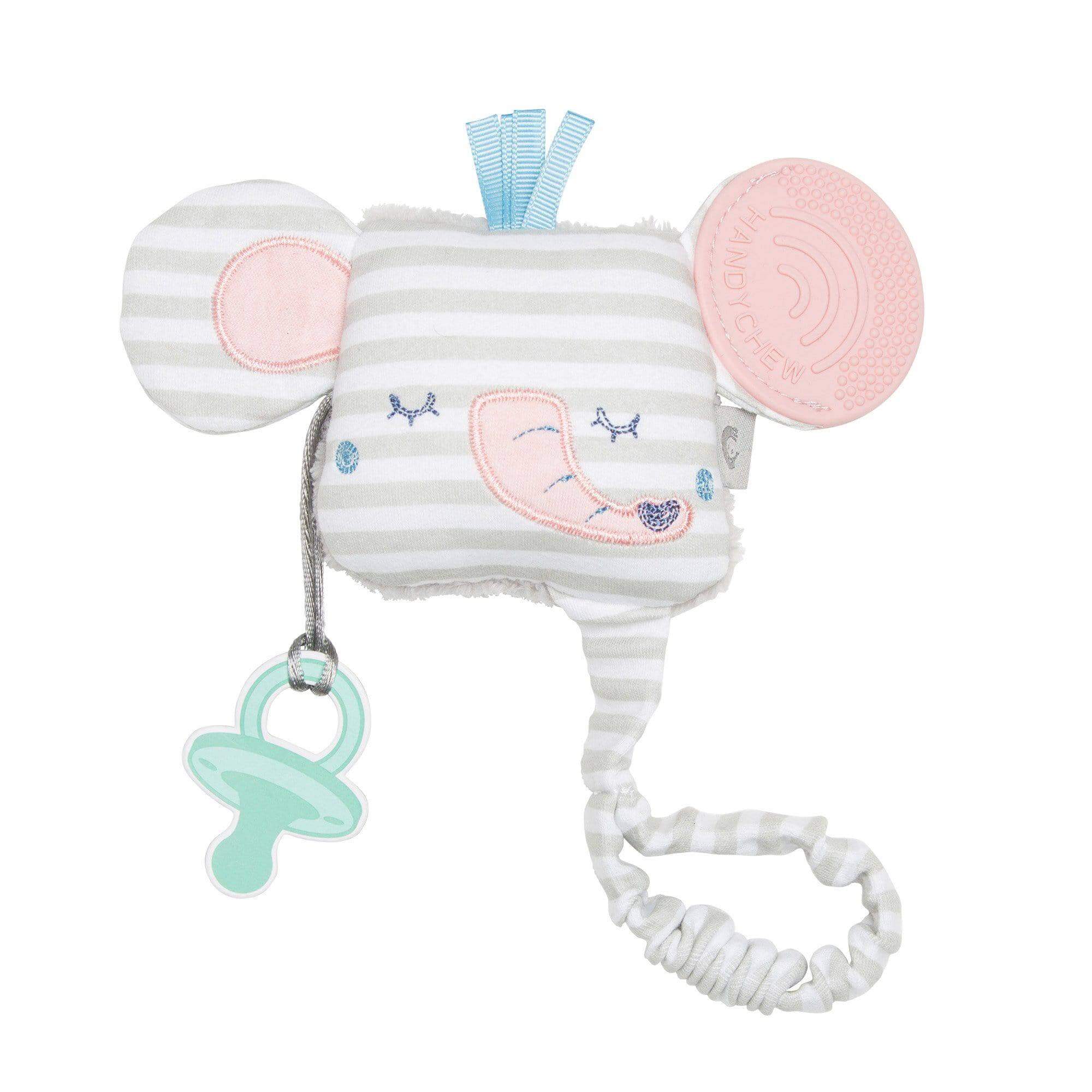 Darcy the Elephant Handychew - Sensory Baby Teething Toy - Cheeky Chompers